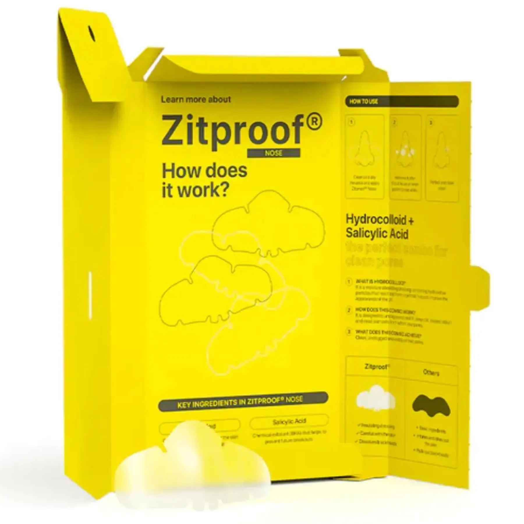 Clearance ZitProof Nose 10 Patches Vegan Pflege